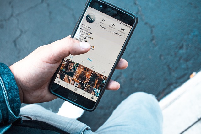 chytrý telefon s připojením k internetu